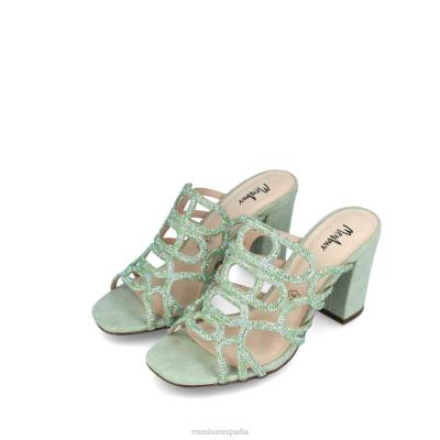 Menbur mujer murata 204L3509 zapato casual elegante verde