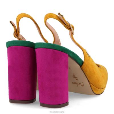 Menbur mujer nacido 204L3207 zapato casual elegante amarillo