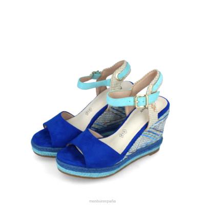 Menbur mujer nardo 204L3078 zapato casual elegante azul medio