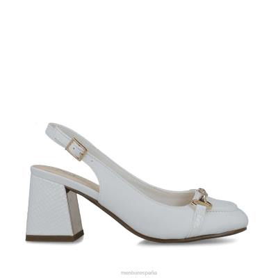 Menbur mujer octanos 204L199 zapato casual elegante blanco