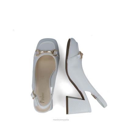 Menbur mujer octanos 204L199 zapato casual elegante blanco