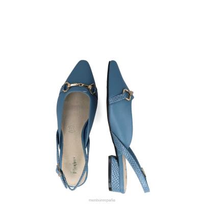 Menbur mujer octanos 204L2945 zapato casual elegante azul claro