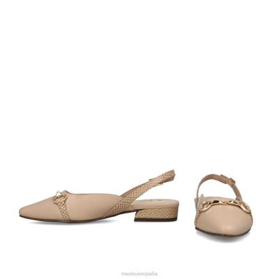 Menbur mujer octanos 204L2946 zapato casual elegante beige