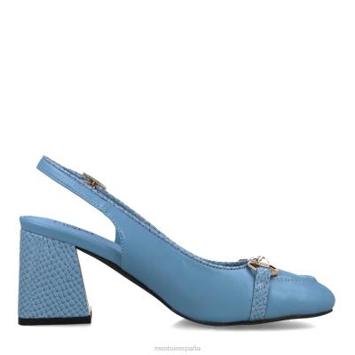 Menbur mujer octanos 204L3007 zapato casual elegante azul claro