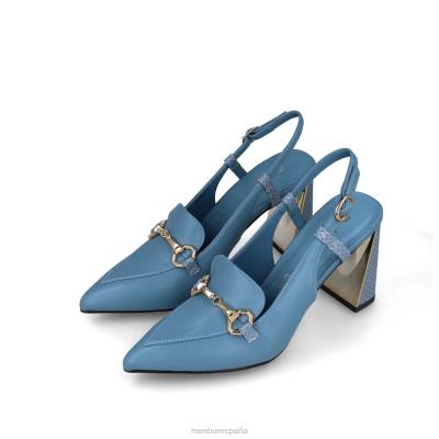 Menbur mujer octanos 204L3456 zapato casual elegante azul claro