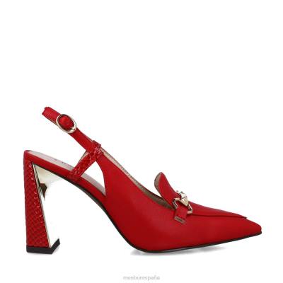 Menbur mujer octanos 204L3458 zapato casual elegante rojo