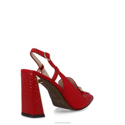 Menbur mujer octanos 204L3458 zapato casual elegante rojo