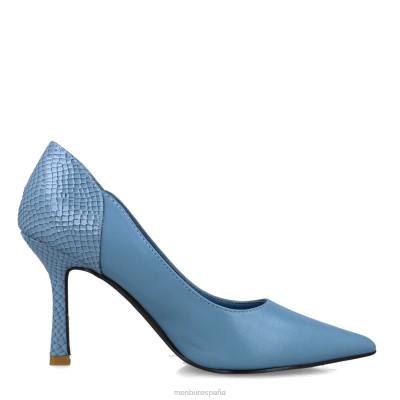 Menbur mujer octanos 204L3498 zapato casual elegante azul claro