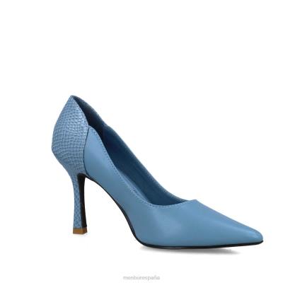 Menbur mujer octanos 204L3498 zapato casual elegante azul claro