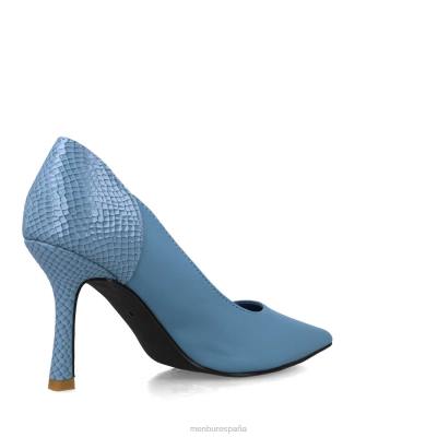 Menbur mujer octanos 204L3498 zapato casual elegante azul claro