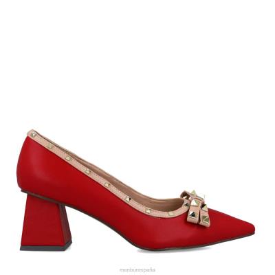 Menbur mujer ofiuco 204L3022 zapato casual elegante rojo