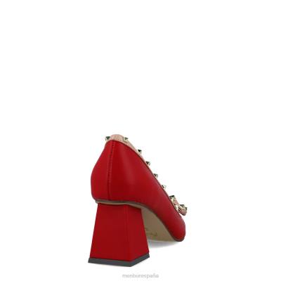 Menbur mujer ofiuco 204L3022 zapato casual elegante rojo