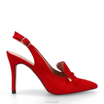 Menbur mujer paseri 204L270 zapato casual elegante rojo