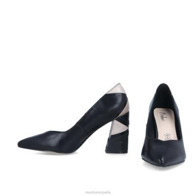 Menbur mujer piceña 204L3362 zapato casual elegante negro