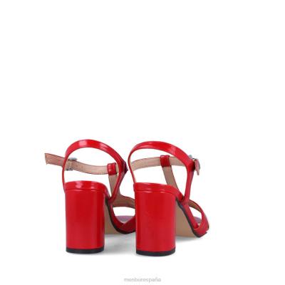 Menbur mujer piloca 204L3247 zapato casual elegante rojo