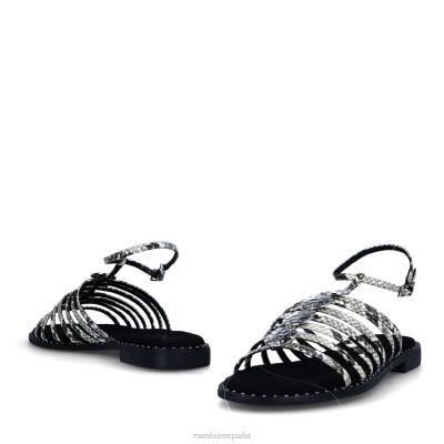 Menbur mujer piscina 204L284 zapato casual elegante negro