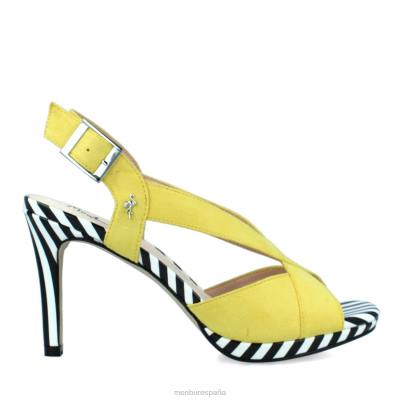 Menbur mujer pregola 204L3105 zapato casual elegante amarillo