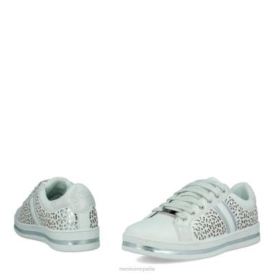 Menbur mujer prueba 204L3427 zapato casual elegante plata