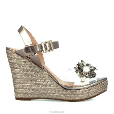 Menbur mujer rebelao 204L3431 zapato casual elegante gris