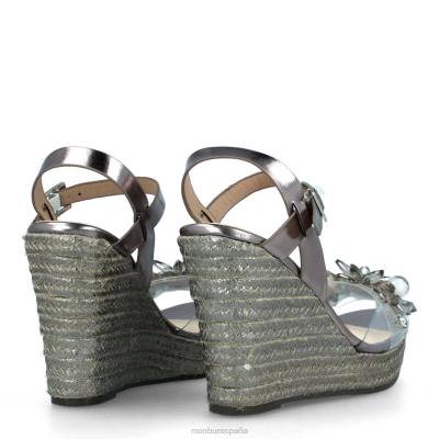 Menbur mujer rebelao 204L3431 zapato casual elegante gris