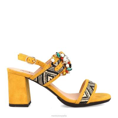 Menbur mujer ripoli 204L3578 zapato casual elegante amarillo