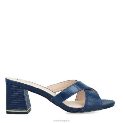 Menbur mujer roccella 204L3552 zapato casual elegante azul oscuro