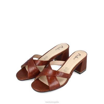 Menbur mujer roccella 204L3553 zapato casual elegante marrón