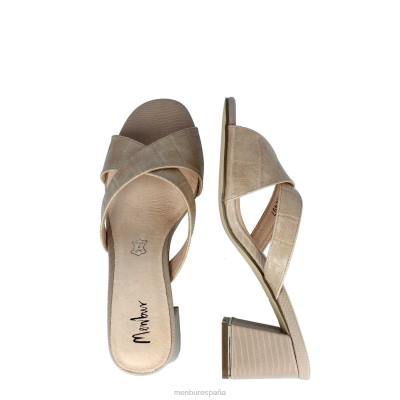 Menbur mujer roccella 204L3554 zapato casual elegante beige