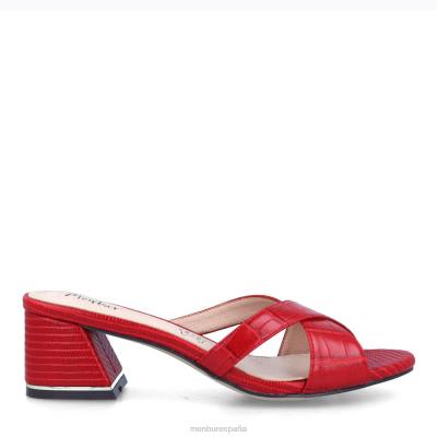 Menbur mujer roccella 204L483 zapato casual elegante rojo