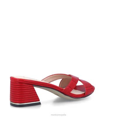 Menbur mujer roccella 204L483 zapato casual elegante rojo