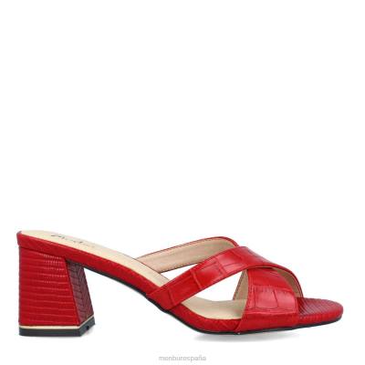 Menbur mujer roccella 204L483 zapato casual elegante rojo