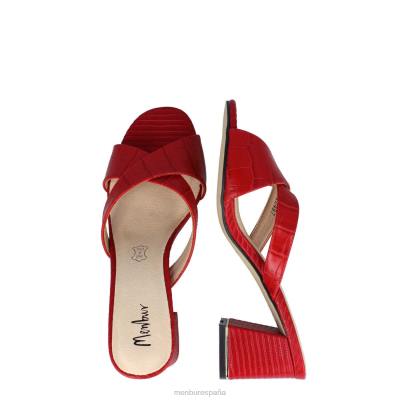 Menbur mujer roccella 204L483 zapato casual elegante rojo