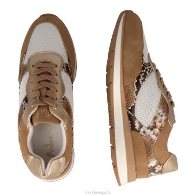 Menbur mujer salenio 204L431 zapato casual elegante beige