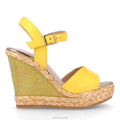 Menbur mujer satrian 204L3616 zapato casual elegante amarillo