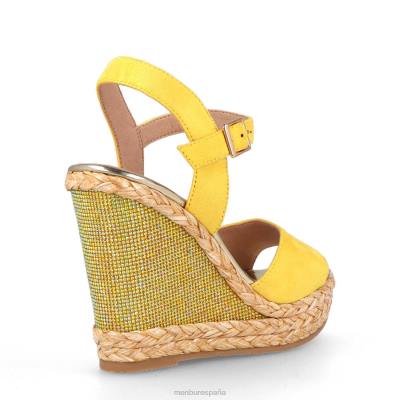 Menbur mujer satrian 204L3616 zapato casual elegante amarillo