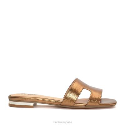 Menbur mujer sermón 204L368 zapato casual elegante bronce