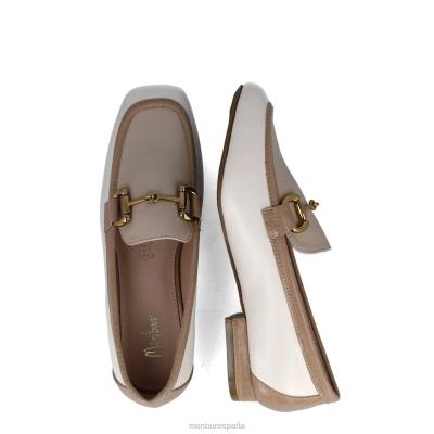 Menbur mujer serpentario 204L3473 zapato casual elegante beige