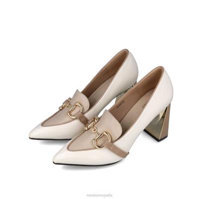 Menbur mujer serpentario 204L3476 zapato casual elegante beige