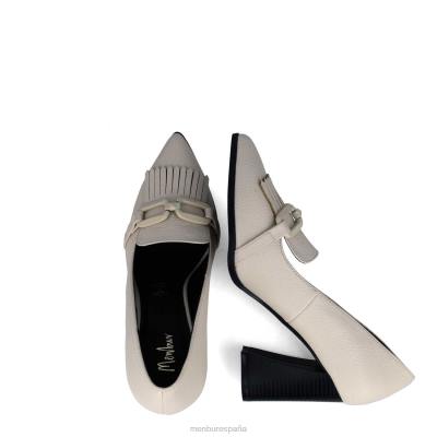 Menbur mujer sextanes 204L192 zapato casual elegante blanco