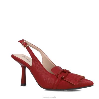 Menbur mujer sextanes 204L2968 zapato casual elegante rojo