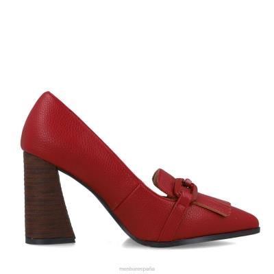 Menbur mujer sextanes 204L2991 zapato casual elegante rojo