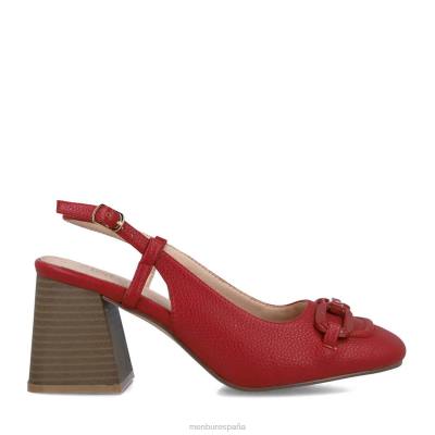 Menbur mujer sextanes 204L3471 zapato casual elegante rojo