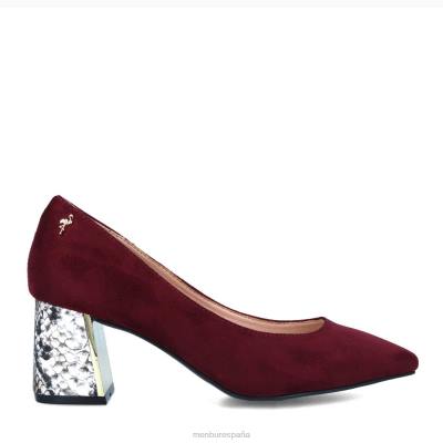 Menbur mujer solfara 204L3395 zapato casual elegante rojo