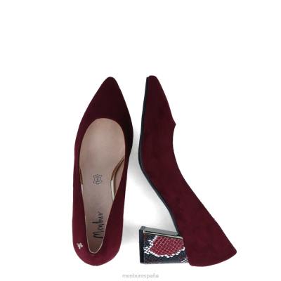 Menbur mujer solfara 204L3395 zapato casual elegante rojo