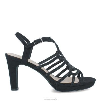 Menbur mujer solferino 204L3306 zapato casual elegante negro