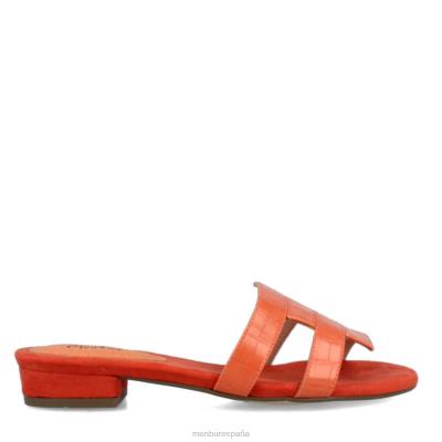 Menbur mujer sopra 204L3154 zapato casual elegante naranja