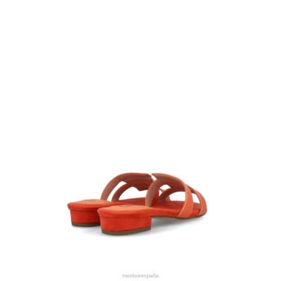 Menbur mujer sopra 204L3154 zapato casual elegante naranja