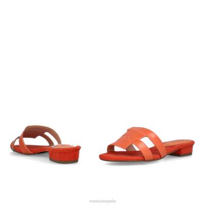 Menbur mujer sopra 204L3154 zapato casual elegante naranja