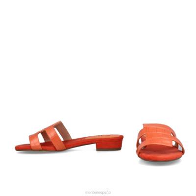 Menbur mujer sopra 204L3154 zapato casual elegante naranja