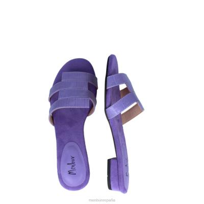 Menbur mujer sopra 204L3156 zapato casual elegante Violeta